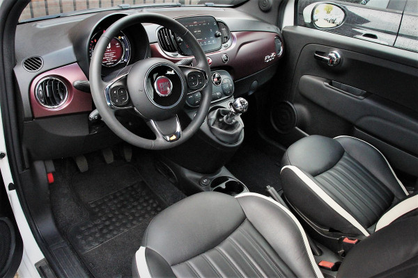 Fiat 500C 1.2 Star | Leder | Navigatie | Climate Control | Parkeer sensoren | Digitale Cockpit | Cruise control | LMV 16"