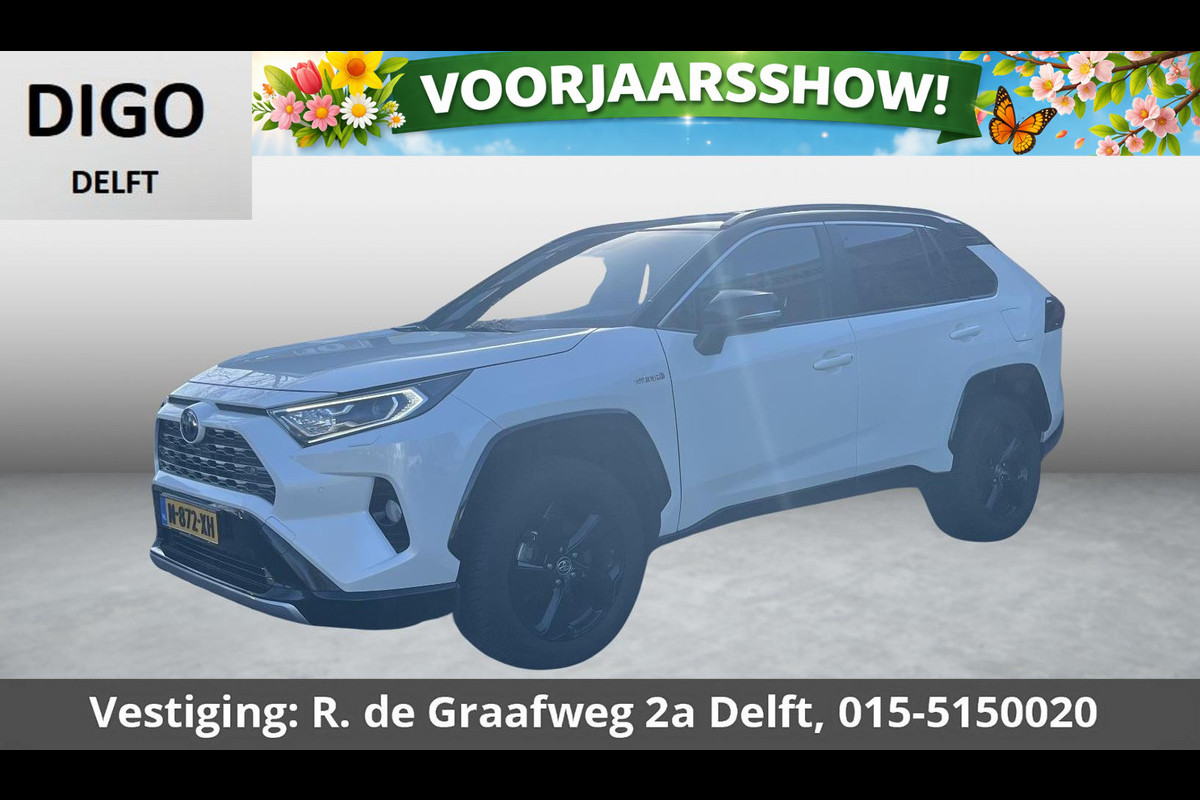 Toyota RAV4 2.5 Hybrid AWD Bi-Tone | 1650 KG trekgewicht | Trekhaak | Parkeersensoren | Apple Carplay & AndroidAUTO | Adapt.Cruise Control |