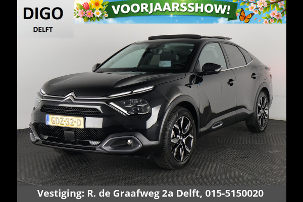 Citroën Ë-C4 X Max 54 kWh LONG RANGE | 97% SOH | Schuif-/Kanteldak | Navigatie | Leder | Camera |