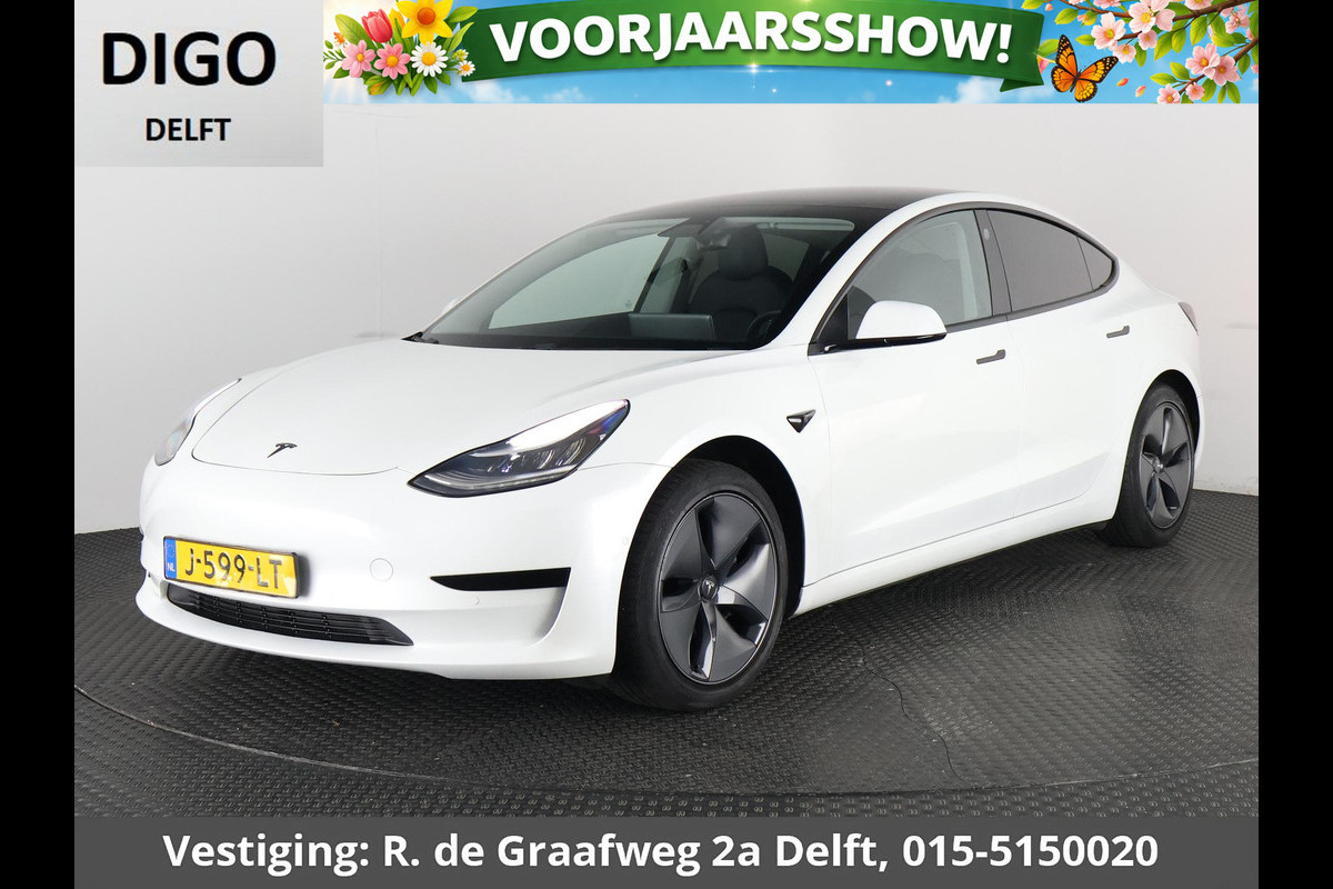 Tesla Model 3 Standard RWD Plus 60 kWh | Navigatie | Panoramadak | Leder |
