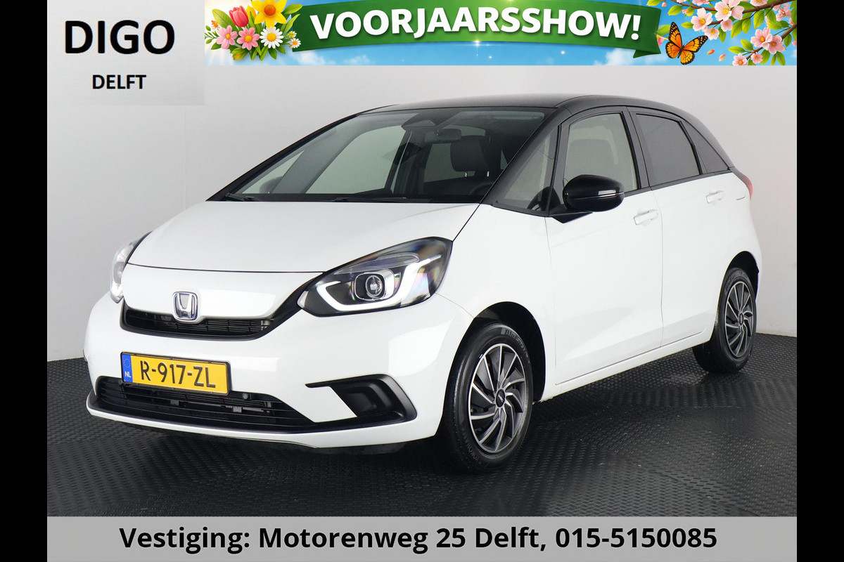 Honda Jazz 1.5 HEV AUTOMAAT ELEGANCE 1e EIG . GARANTIE 2033* STOELVERWARMING . CRUISE CONTROL . BLUETOOTH . ELEKTRISCHE RAMEN V+A