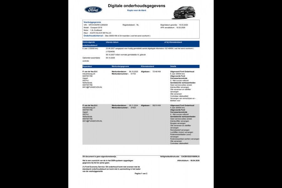 Ford EcoSport 1.0 EcoBoost Titanium X 125pk/92kW Automaat | Full Options | Driver Assistance Pack | X-Pack | Winter Pack | Dodehoek | Camera | etc. etc.