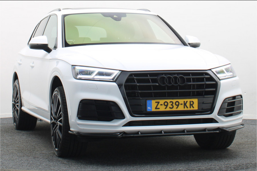 Audi Q5 55 TFSI e Quattro Plug-in Hybrid Competition S-Line Leer, Panoramadak, Cruise, Apple Carplay, Bluetooth, LED, Trekhaak, 21"