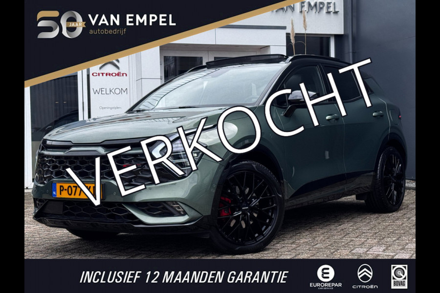 Kia Sportage 1.6 T-GDi Hybrid GT-PlusLine NL-Auto | Schuif-Kantel Dak | Leder + Memory | Camera 360 | Harman Kardon | Winter Pack