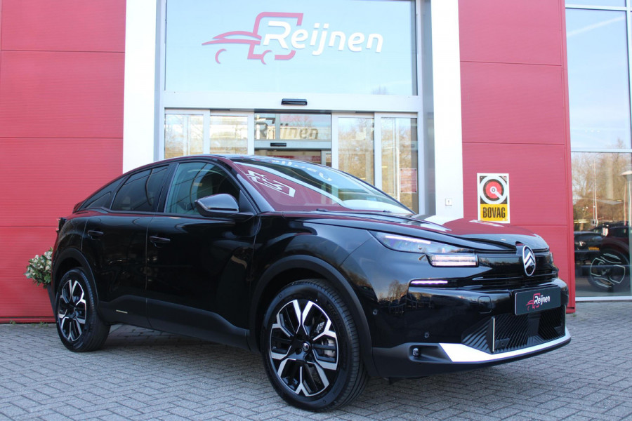 Citroën C4 C4 1.2 HYbrid 145PK MAX | HEAD UP DISPLAY | CAMERA VOOR + ACHTER | NAVIGATIE | DRAADLOZE TELEFOONLADER | FULL LED KOPLAMPEN | DRAADLOZE APPLE CARPLAY/ANDROID AUTO | 18" LICHTMETALEN VELGEN | ADAPTIVE CRUISE CONTROL | CLIMATE CONTROL | LEDEREN BEKLEDING | DAB+ RADIO | KEYLESS ENTRY/START |