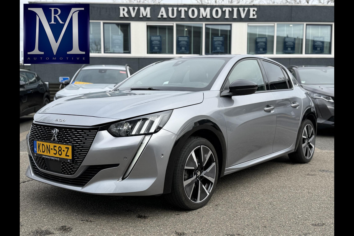 Peugeot e-208 EV GT Pack 50 kWh VAN € 17.900,- VOOR € 16.440,- UW LENTEVOORDEEL € 1.460,-! | SOH 91% | 3- FASE LADER | STOELVERWARMING  | CAMERA | PANOROMA DAK |  RIJKLAAR 12 MND BOVAG GARANTIE |