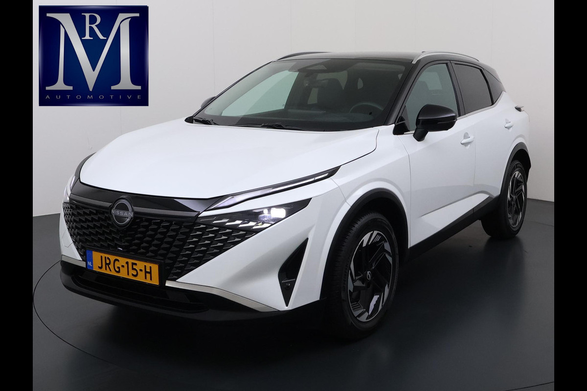 Nissan QASHQAI 1.3 MHEV Xtronic N-Connecta VAN € 35.900,- VOOR € 31.877,- UW LENTEVOORDEEL€ 4.023,-! | FABRIEKSGARANTIE| PANO| VOORRUITVERWARMING| STOEL + STUUR VERWARMING| 360 CAMERA| DODE HOEK| HEAD-UP| ELEK. ACHTERKLEP