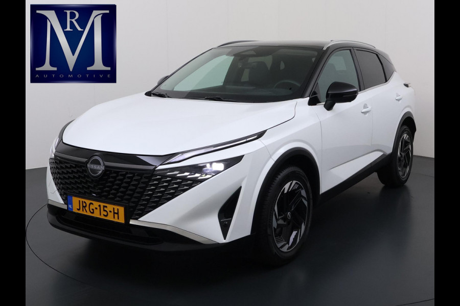 Nissan QASHQAI 1.3 MHEV Xtronic N-Connecta VAN € 35.900,- VOOR € 31.877,- UW LENTEVOORDEEL€ 4.023,-! | FABRIEKSGARANTIE| PANO| VOORRUITVERWARMING| STOEL + STUUR VERWARMING| 360 CAMERA| DODE HOEK| HEAD-UP| ELEK. ACHTERKLEP