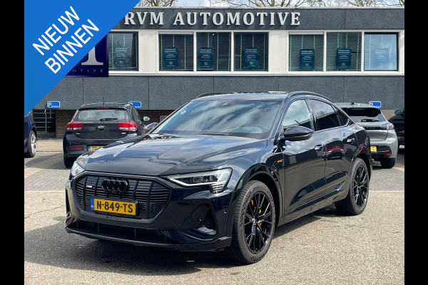 Audi e-tron Sportback 55 quattro S edition 95 kWh VAN € 39.900,- VOOR € 36.877,- UW LENTEVOORDEEL  € 3.023,-! | SOH 95% | S LINE BLACKLINE  | B&O AUDIO | ADAPTIVE CRUISE | 360 CAMERA | KEYLESS ENTRY