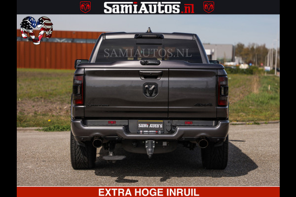 Dodge Ram LIMITED | 5.7 V8 HEMI 402PK | TUFF WIELEN | MEEST VOLLE LIMITED | PRACHTIGE KLEUR GRANITE CRYSTAL PEARL | CREW CAB | DUBBELE CABINE DC 5 PERSOONS | CREW CAB 5 PERSOONS | DUBBELE CABINE DC | MEEST ROYALE EN COMFORTABELE BEDRIJFSAUTO | HEAD-UP | LUCHTVERING | RONDOM CAMERA | MWK KLEP | PANORAMA DAK |