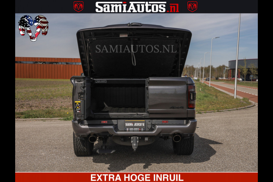 Dodge Ram LIMITED | 5.7 V8 HEMI 402PK | TUFF WIELEN | MEEST VOLLE LIMITED | PRACHTIGE KLEUR GRANITE CRYSTAL PEARL | CREW CAB | DUBBELE CABINE DC 5 PERSOONS | CREW CAB 5 PERSOONS | DUBBELE CABINE DC | MEEST ROYALE EN COMFORTABELE BEDRIJFSAUTO | HEAD-UP | LUCHTVERING | RONDOM CAMERA | MWK KLEP | PANORAMA DAK |