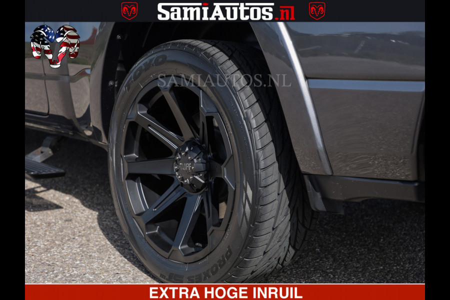 Dodge Ram LIMITED | 5.7 V8 HEMI 402PK | TUFF WIELEN | MEEST VOLLE LIMITED | PRACHTIGE KLEUR GRANITE CRYSTAL PEARL | CREW CAB | DUBBELE CABINE DC 5 PERSOONS | CREW CAB 5 PERSOONS | DUBBELE CABINE DC | MEEST ROYALE EN COMFORTABELE BEDRIJFSAUTO | HEAD-UP | LUCHTVERING | RONDOM CAMERA | MWK KLEP | PANORAMA DAK |