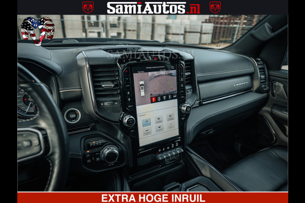 Dodge Ram LIMITED | 5.7 V8 HEMI 402PK | TUFF WIELEN | MEEST VOLLE LIMITED | PRACHTIGE KLEUR GRANITE CRYSTAL PEARL | CREW CAB | DUBBELE CABINE DC 5 PERSOONS | CREW CAB 5 PERSOONS | DUBBELE CABINE DC | MEEST ROYALE EN COMFORTABELE BEDRIJFSAUTO | HEAD-UP | LUCHTVERING | RONDOM CAMERA | MWK KLEP | PANORAMA DAK |