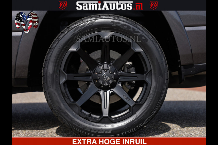 Dodge Ram LIMITED | 5.7 V8 HEMI 402PK | TUFF WIELEN | MEEST VOLLE LIMITED | PRACHTIGE KLEUR GRANITE CRYSTAL PEARL | CREW CAB | DUBBELE CABINE DC 5 PERSOONS | CREW CAB 5 PERSOONS | DUBBELE CABINE DC | MEEST ROYALE EN COMFORTABELE BEDRIJFSAUTO | HEAD-UP | LUCHTVERING | RONDOM CAMERA | MWK KLEP | PANORAMA DAK |