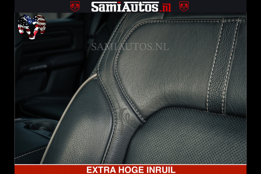 Dodge Ram LIMITED | 5.7 V8 HEMI 402PK | TUFF WIELEN | MEEST VOLLE LIMITED | PRACHTIGE KLEUR GRANITE CRYSTAL PEARL | CREW CAB | DUBBELE CABINE DC 5 PERSOONS | CREW CAB 5 PERSOONS | DUBBELE CABINE DC | MEEST ROYALE EN COMFORTABELE BEDRIJFSAUTO | HEAD-UP | LUCHTVERING | RONDOM CAMERA | MWK KLEP | PANORAMA DAK |