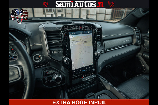 Dodge Ram LIMITED | 5.7 V8 HEMI 402PK | TUFF WIELEN | MEEST VOLLE LIMITED | PRACHTIGE KLEUR GRANITE CRYSTAL PEARL | CREW CAB | DUBBELE CABINE DC 5 PERSOONS | CREW CAB 5 PERSOONS | DUBBELE CABINE DC | MEEST ROYALE EN COMFORTABELE BEDRIJFSAUTO | HEAD-UP | LUCHTVERING | RONDOM CAMERA | MWK KLEP | PANORAMA DAK |