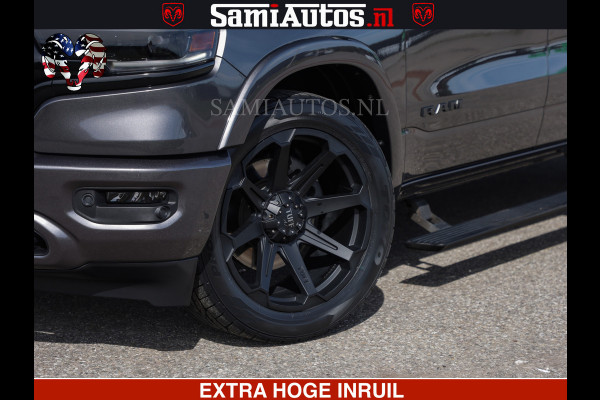 Dodge Ram LIMITED | 5.7 V8 HEMI 402PK | TUFF WIELEN | MEEST VOLLE LIMITED | PRACHTIGE KLEUR GRANITE CRYSTAL PEARL | CREW CAB | DUBBELE CABINE DC 5 PERSOONS | CREW CAB 5 PERSOONS | DUBBELE CABINE DC | MEEST ROYALE EN COMFORTABELE BEDRIJFSAUTO | HEAD-UP | LUCHTVERING | RONDOM CAMERA | MWK KLEP | PANORAMA DAK |