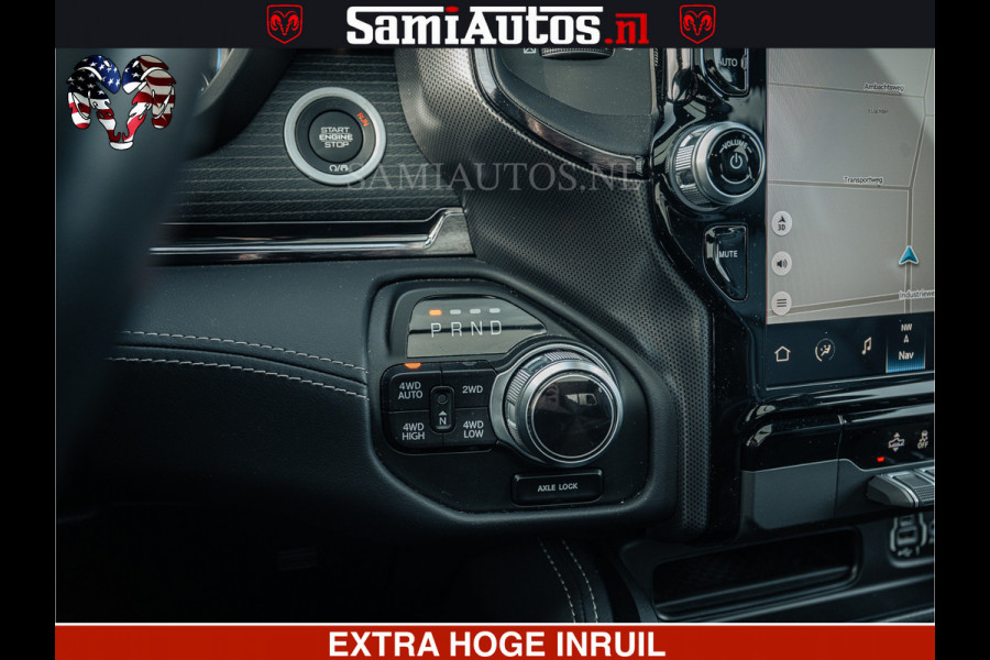 Dodge Ram LIMITED | 5.7 V8 HEMI 402PK | TUFF WIELEN | MEEST VOLLE LIMITED | PRACHTIGE KLEUR GRANITE CRYSTAL PEARL | CREW CAB | DUBBELE CABINE DC 5 PERSOONS | CREW CAB 5 PERSOONS | DUBBELE CABINE DC | MEEST ROYALE EN COMFORTABELE BEDRIJFSAUTO | HEAD-UP | LUCHTVERING | RONDOM CAMERA | MWK KLEP | PANORAMA DAK |