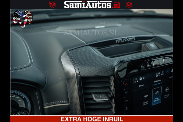 Dodge Ram LIMITED | 5.7 V8 HEMI 402PK | TUFF WIELEN | MEEST VOLLE LIMITED | PRACHTIGE KLEUR GRANITE CRYSTAL PEARL | CREW CAB | DUBBELE CABINE DC 5 PERSOONS | CREW CAB 5 PERSOONS | DUBBELE CABINE DC | MEEST ROYALE EN COMFORTABELE BEDRIJFSAUTO | HEAD-UP | LUCHTVERING | RONDOM CAMERA | MWK KLEP | PANORAMA DAK |