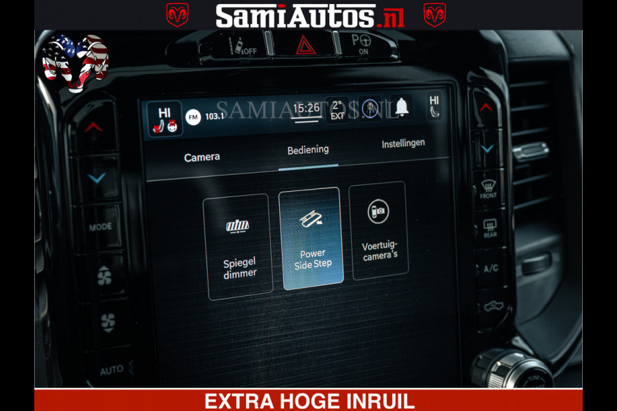 Dodge Ram LIMITED | 5.7 V8 HEMI 402PK | TUFF WIELEN | MEEST VOLLE LIMITED | PRACHTIGE KLEUR GRANITE CRYSTAL PEARL | CREW CAB | DUBBELE CABINE DC 5 PERSOONS | CREW CAB 5 PERSOONS | DUBBELE CABINE DC | MEEST ROYALE EN COMFORTABELE BEDRIJFSAUTO | HEAD-UP | LUCHTVERING | RONDOM CAMERA | MWK KLEP | PANORAMA DAK |