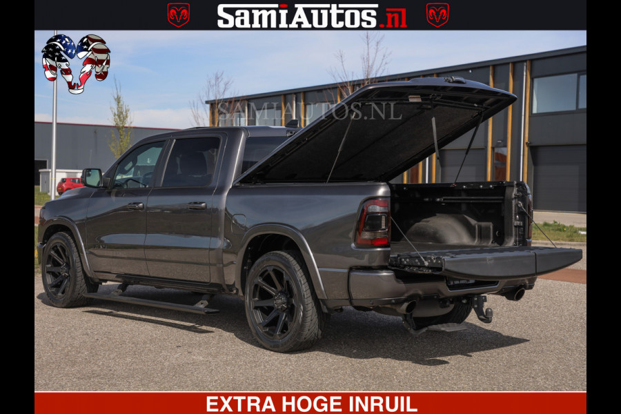 Dodge Ram LIMITED | 5.7 V8 HEMI 402PK | TUFF WIELEN | MEEST VOLLE LIMITED | PRACHTIGE KLEUR GRANITE CRYSTAL PEARL | CREW CAB | DUBBELE CABINE DC 5 PERSOONS | CREW CAB 5 PERSOONS | DUBBELE CABINE DC | MEEST ROYALE EN COMFORTABELE BEDRIJFSAUTO | HEAD-UP | LUCHTVERING | RONDOM CAMERA | MWK KLEP | PANORAMA DAK |