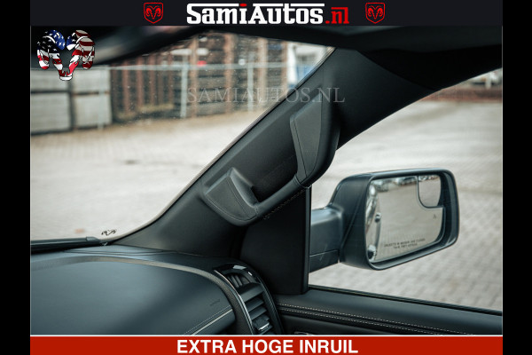 Dodge Ram LIMITED | 5.7 V8 HEMI 402PK | TUFF WIELEN | MEEST VOLLE LIMITED | PRACHTIGE KLEUR GRANITE CRYSTAL PEARL | CREW CAB | DUBBELE CABINE DC 5 PERSOONS | CREW CAB 5 PERSOONS | DUBBELE CABINE DC | MEEST ROYALE EN COMFORTABELE BEDRIJFSAUTO | HEAD-UP | LUCHTVERING | RONDOM CAMERA | MWK KLEP | PANORAMA DAK |