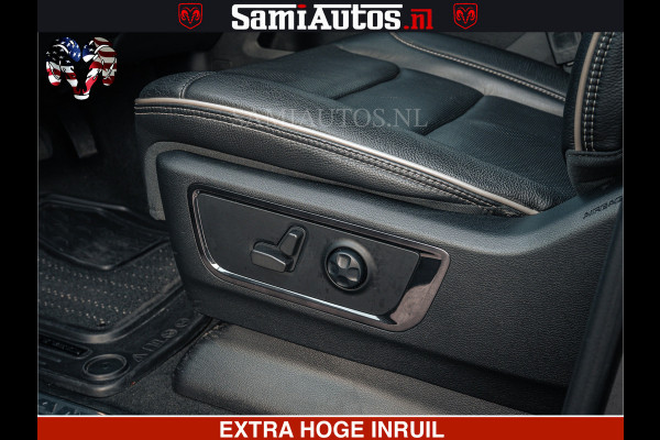 Dodge Ram LIMITED | 5.7 V8 HEMI 402PK | TUFF WIELEN | MEEST VOLLE LIMITED | PRACHTIGE KLEUR GRANITE CRYSTAL PEARL | CREW CAB | DUBBELE CABINE DC 5 PERSOONS | CREW CAB 5 PERSOONS | DUBBELE CABINE DC | MEEST ROYALE EN COMFORTABELE BEDRIJFSAUTO | HEAD-UP | LUCHTVERING | RONDOM CAMERA | MWK KLEP | PANORAMA DAK |