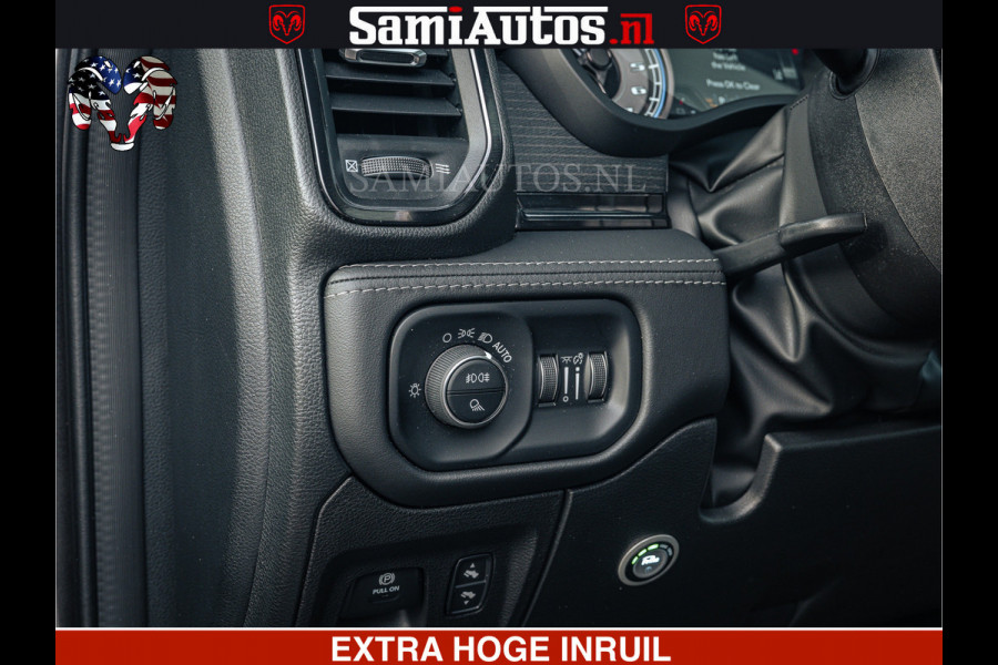 Dodge Ram LIMITED | 5.7 V8 HEMI 402PK | TUFF WIELEN | MEEST VOLLE LIMITED | PRACHTIGE KLEUR GRANITE CRYSTAL PEARL | CREW CAB | DUBBELE CABINE DC 5 PERSOONS | CREW CAB 5 PERSOONS | DUBBELE CABINE DC | MEEST ROYALE EN COMFORTABELE BEDRIJFSAUTO | HEAD-UP | LUCHTVERING | RONDOM CAMERA | MWK KLEP | PANORAMA DAK |