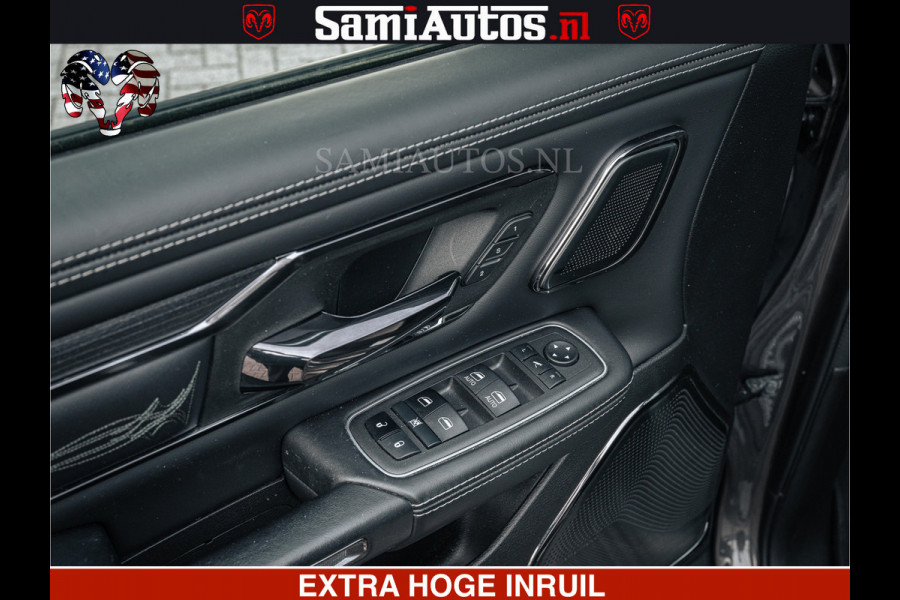 Dodge Ram LIMITED | 5.7 V8 HEMI 402PK | TUFF WIELEN | MEEST VOLLE LIMITED | PRACHTIGE KLEUR GRANITE CRYSTAL PEARL | CREW CAB | DUBBELE CABINE DC 5 PERSOONS | CREW CAB 5 PERSOONS | DUBBELE CABINE DC | MEEST ROYALE EN COMFORTABELE BEDRIJFSAUTO | HEAD-UP | LUCHTVERING | RONDOM CAMERA | MWK KLEP | PANORAMA DAK |