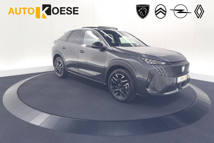 Peugeot 3008 1.2 Hybrid 136 GT | Panoramdak | 360 Camera | Stoelverwarming | Elektrische Kofferklep | Allseason Banden