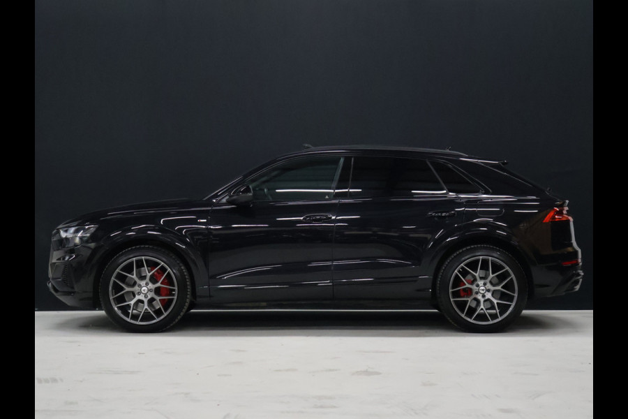 Audi Q8 60 TFSI e quattro Competition [SCHUIFDAK, RS STOELEN, B&O, TREKHAAK, APPLE CARPLAY, MEMORY SEATS, HEAD-UP, LEDEREN SPORTSTOELEN, STOELVERKOELING, STUURVERWARMING, 360 CAMERA, ADAPTIVE CRUISE, NIEUWSTAAT]