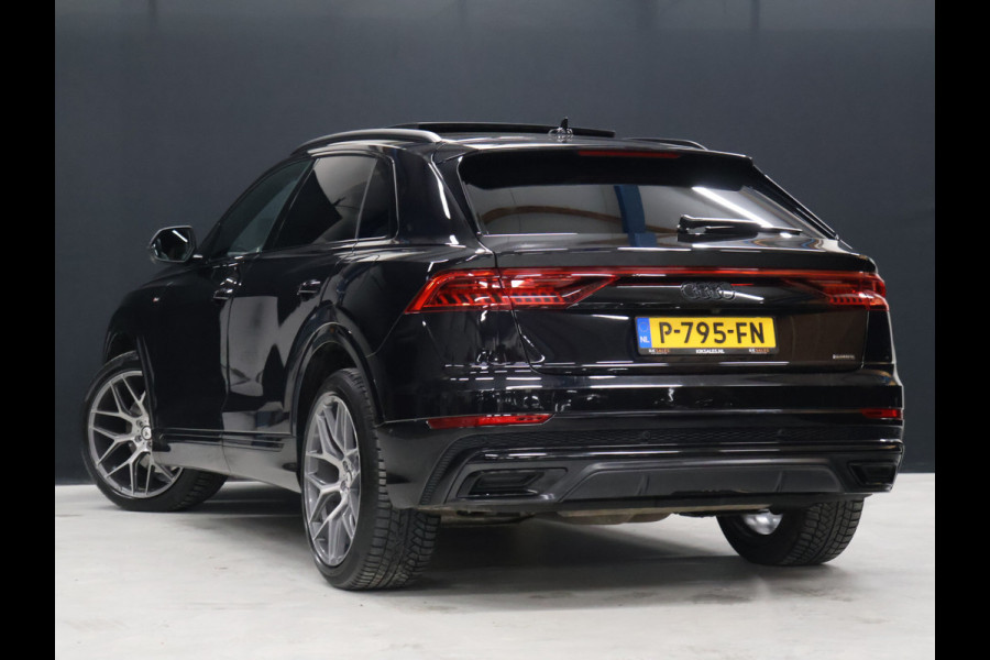 Audi Q8 60 TFSI e quattro Competition [SCHUIFDAK, RS STOELEN, B&O, TREKHAAK, APPLE CARPLAY, MEMORY SEATS, HEAD-UP, LEDEREN SPORTSTOELEN, STOELVERKOELING, STUURVERWARMING, 360 CAMERA, ADAPTIVE CRUISE, NIEUWSTAAT]