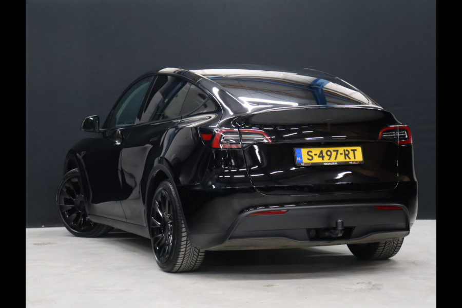 Tesla Model Y RWD 58 kWh [AUTOPILOT, TREKHAAK AFNEEMBAAR, PANORAMADAK, STUURVERWARMING, STOELVERWARMING, CAMERA, ELEKTRISCHE ACHTERKLEP, PDC V+A, VOL LEDER, CRUISE CONTROL, NIEUWSTAAT]