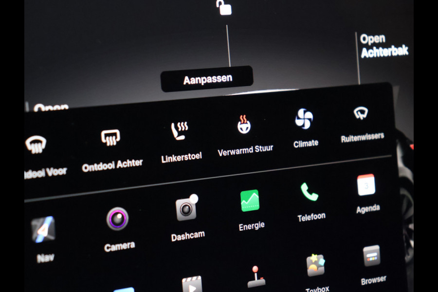 Tesla Model Y RWD 58 kWh [AUTOPILOT, TREKHAAK AFNEEMBAAR, PANORAMADAK, STUURVERWARMING, STOELVERWARMING, CAMERA, ELEKTRISCHE ACHTERKLEP, PDC V+A, VOL LEDER, CRUISE CONTROL, NIEUWSTAAT]