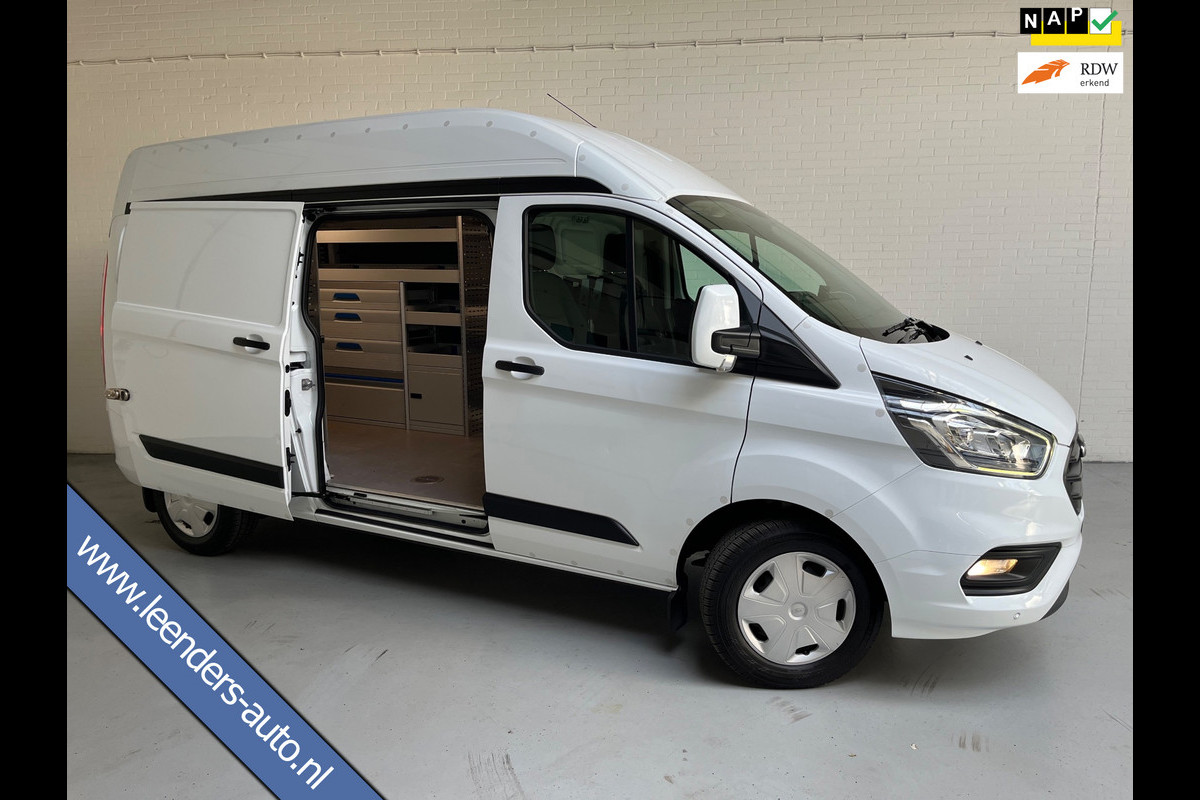 Ford Transit Custom SERVICEWAGEN LANG/ HOOG 320 2.0 TDCI EURO6 L2H2 TREND, SORTIMO INRICHTING ,V230 OMVORMER, RIJKLAARPRIJS