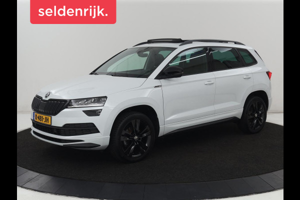 Škoda Karoq 1.5 TSI Sportline | Panoramadak | Stoelverwarming | Adaptive cruise | Camera | Sportstoelen | Virtual Cockpit | Navigatie | Sfeerverlichting | Full LED | 18'' | Keyless | Climate control