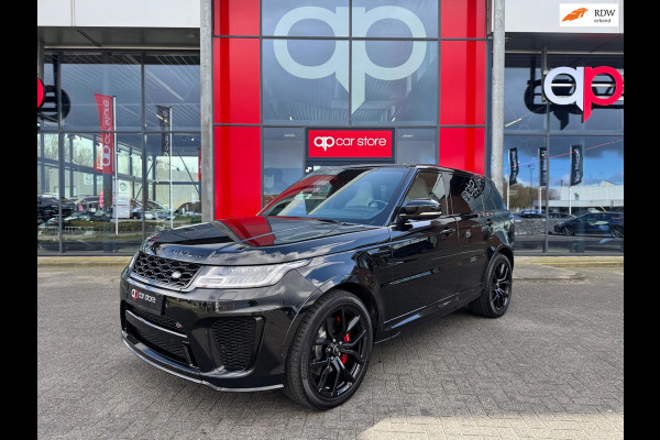 Land Rover Range Rover Sport P575 SVR Full | Panorama | Carbon | Stoelverkoeling | Luchtvering | Alcantara hemel | BTW