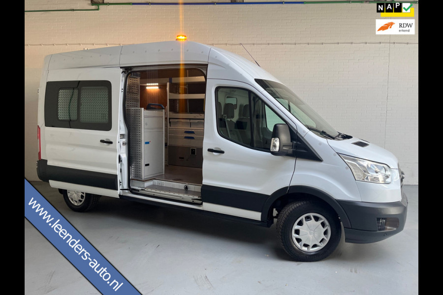 Ford Transit Servicewagen 2.0 TDCI 130pk euro6 L3H3 Trend Sortimo Inrichting Victron v230 Standkachel Trekhaak RIJKLAARPRIJS!