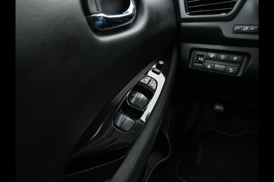 Nissan Leaf Acenta 40 kWh (INCL-BTW) Aut. *HEATPUMP | ADAPTIVE-CRUISE | KEYLESS | TOPVIEW | NAVI-FULLMAP | BLINDSPOT | DAB+ | HEATED-COMFORTSEATS | DIGI-COCKPIT | PRIVACYGLASS | 16"ALU*