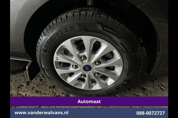 Ford Transit Custom 2.0 TDCI 131pk Automaat L2H1 Dubbele Cabine Euro6 Airco | 2x zijdeur | 5-Zits | Camera | Apple Carplay | LED Android Auto, Cruisecontrol, Trekhaak, Parkeersensoren, LM velgen, Leder, Stoelverwarming, Verwarmde voorruit, Sidebars, Dakdragers, Elektrisch verstelbare bestuurdersstoel