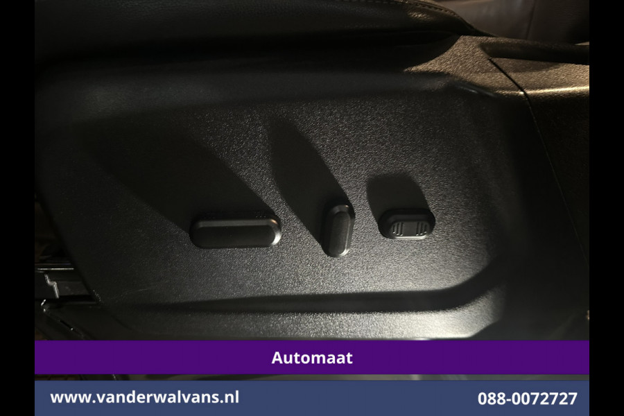 Ford Transit Custom 2.0 TDCI 131pk Automaat L2H1 Dubbele Cabine Euro6 Airco | 2x zijdeur | 5-Zits | Camera | Apple Carplay | LED Android Auto, Cruisecontrol, Trekhaak, Parkeersensoren, LM velgen, Leder, Stoelverwarming, Verwarmde voorruit, Sidebars, Dakdragers, Elektrisch verstelbare bestuurdersstoel
