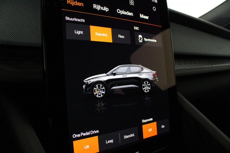 Polestar 2 Standard Range Single Motor 63kWh > Trekhaak/Memory/20inch/Snow Metallic...