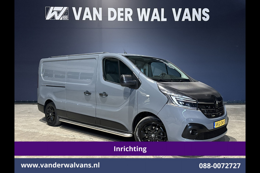 Renault Trafic 2.0 dCi 120pk L2H1 Inrichting Euro6 Airco | LM velgen | Trekhaak | Cruisecontrol | LED Parkeersensoren, Sidebars, Bijrijdersbank