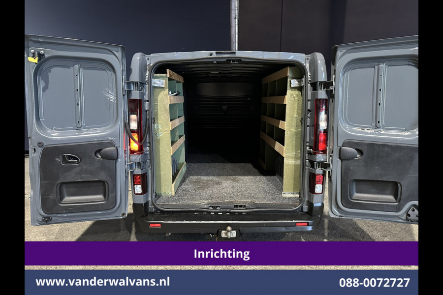 Renault Trafic 2.0 dCi 120pk L2H1 Inrichting Euro6 Airco | LM velgen | Trekhaak | Cruisecontrol | LED Parkeersensoren, Sidebars, Bijrijdersbank