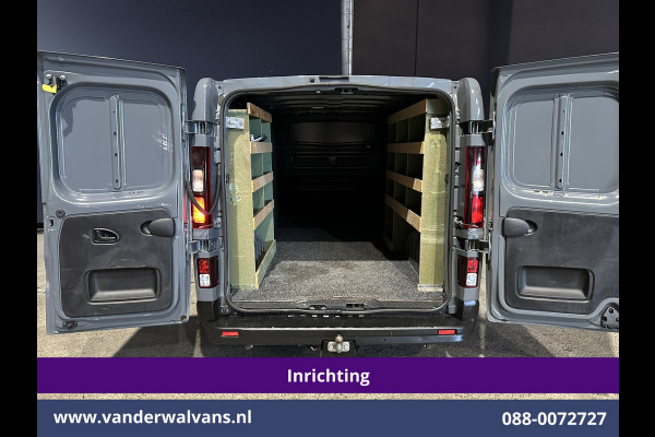 Renault Trafic 2.0 dCi 120pk L2H1 Inrichting Euro6 Airco | LM velgen | Trekhaak | Cruisecontrol | LED Parkeersensoren, Sidebars, Bijrijdersbank