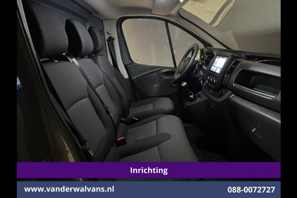 Renault Trafic 2.0 dCi 120pk L2H1 Inrichting Euro6 Airco | LM velgen | Trekhaak | Cruisecontrol | LED Parkeersensoren, Sidebars, Bijrijdersbank