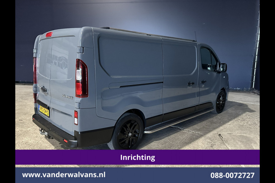 Renault Trafic 2.0 dCi 120pk L2H1 Inrichting Euro6 Airco | LM velgen | Trekhaak | Cruisecontrol | LED Parkeersensoren, Sidebars, Bijrijdersbank