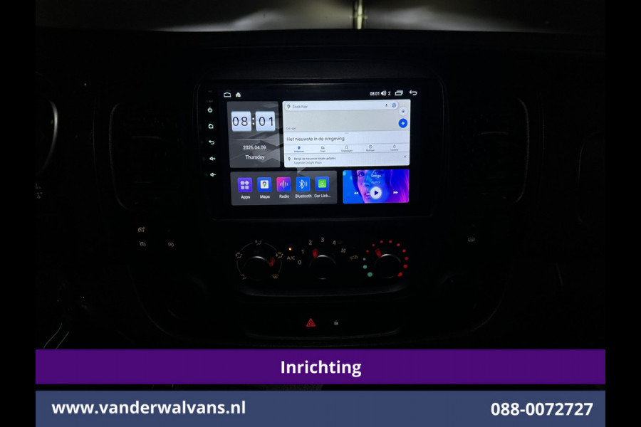 Renault Trafic 2.0 dCi 120pk L2H1 Inrichting Euro6 Airco | LM velgen | Trekhaak | Cruisecontrol | LED Parkeersensoren, Sidebars, Bijrijdersbank