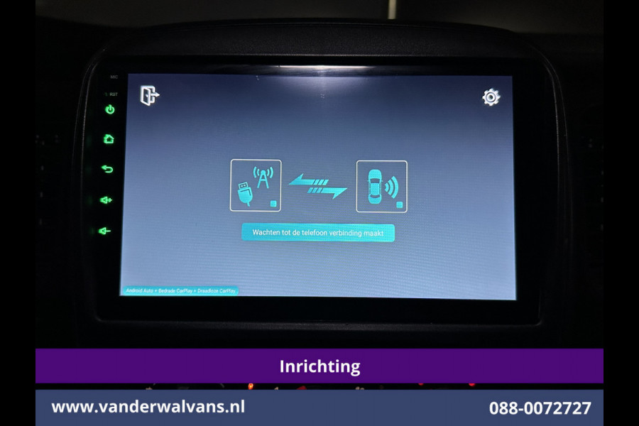 Renault Trafic 2.0 dCi 120pk L2H1 Inrichting Euro6 Airco | LM velgen | Trekhaak | Cruisecontrol | LED Parkeersensoren, Sidebars, Bijrijdersbank