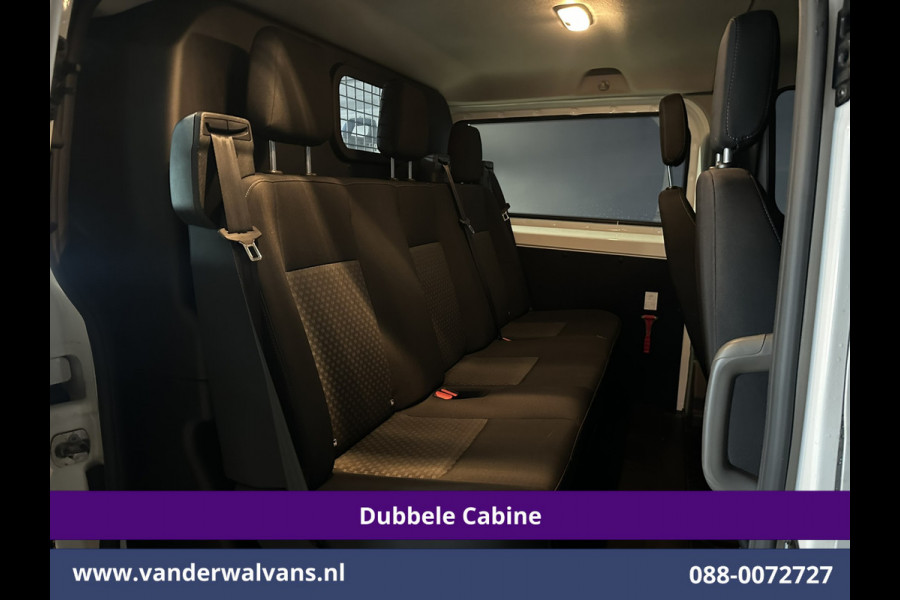 Ford Transit Custom 2.0 TDCI 130pk L2H1 Dubbele Cabine Euro6 Airco | 5-Zits | Navigatie | Apple Carplay | LED | Cruisecontrol Android Auto, Stoelverwarming, Parkeersensoren, Achterklep
